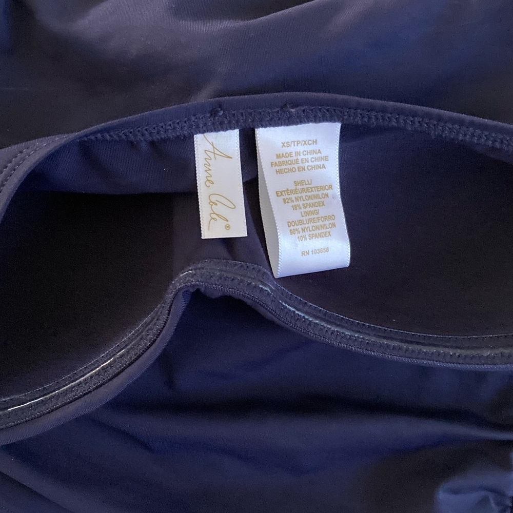 NWT Women’s Anne Cole Twist Front Bandeaukini Swim Top SZ XS - Picture 10 of 11